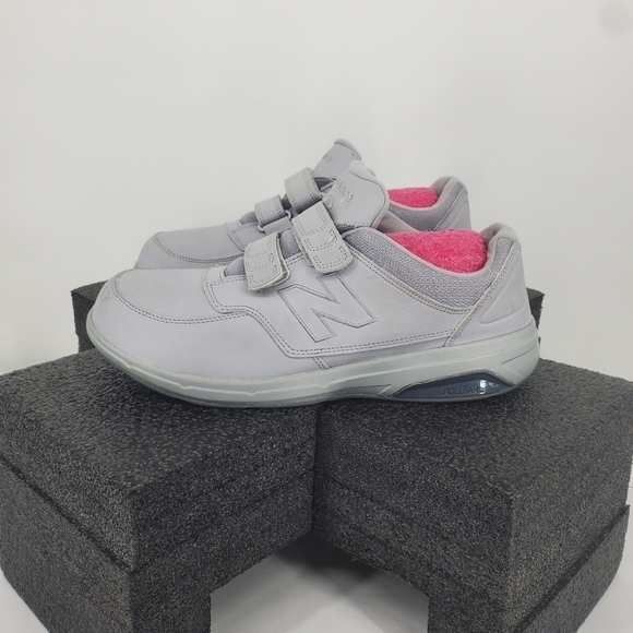 New Balance Men’s 813 V1 Hook and Loop Walking Shoes Size 12 EEEE Grey - Picture 7 of 10